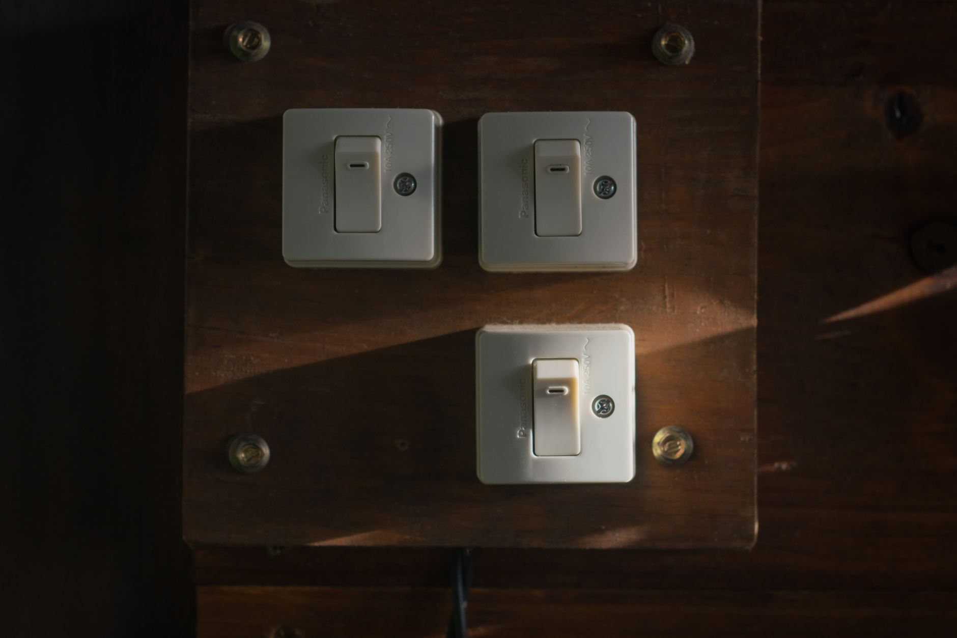 Installation de points lumineux